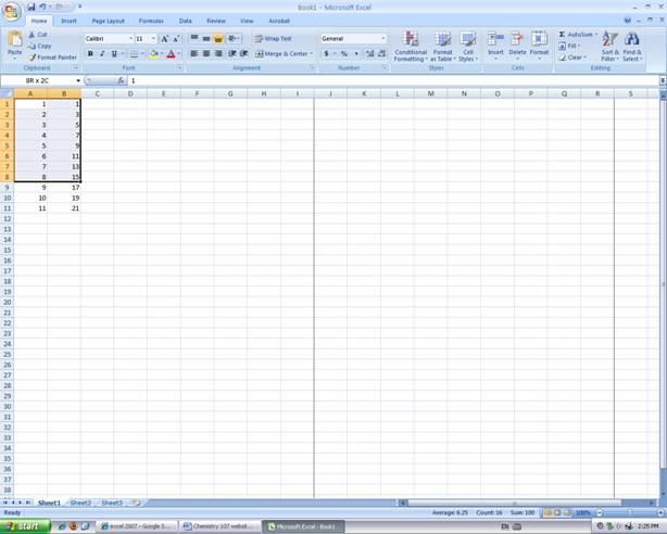 Microsoft Excel 2007